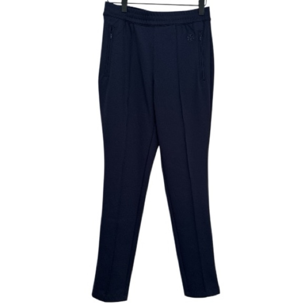 TORY BURCH  Retroknit Slim Track Pant - Tory Navy $198 NWT Small